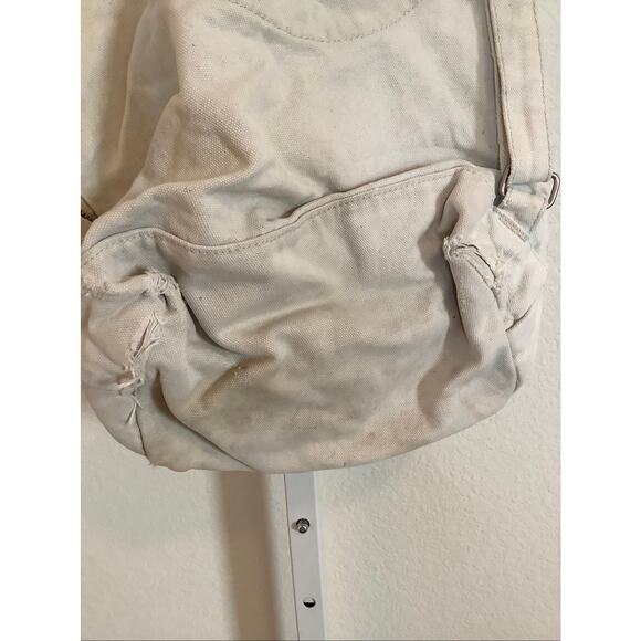 Baggu Women\'s Cream Canvas Drawstring Backpack Minimalist Travel S2-7 main image 10